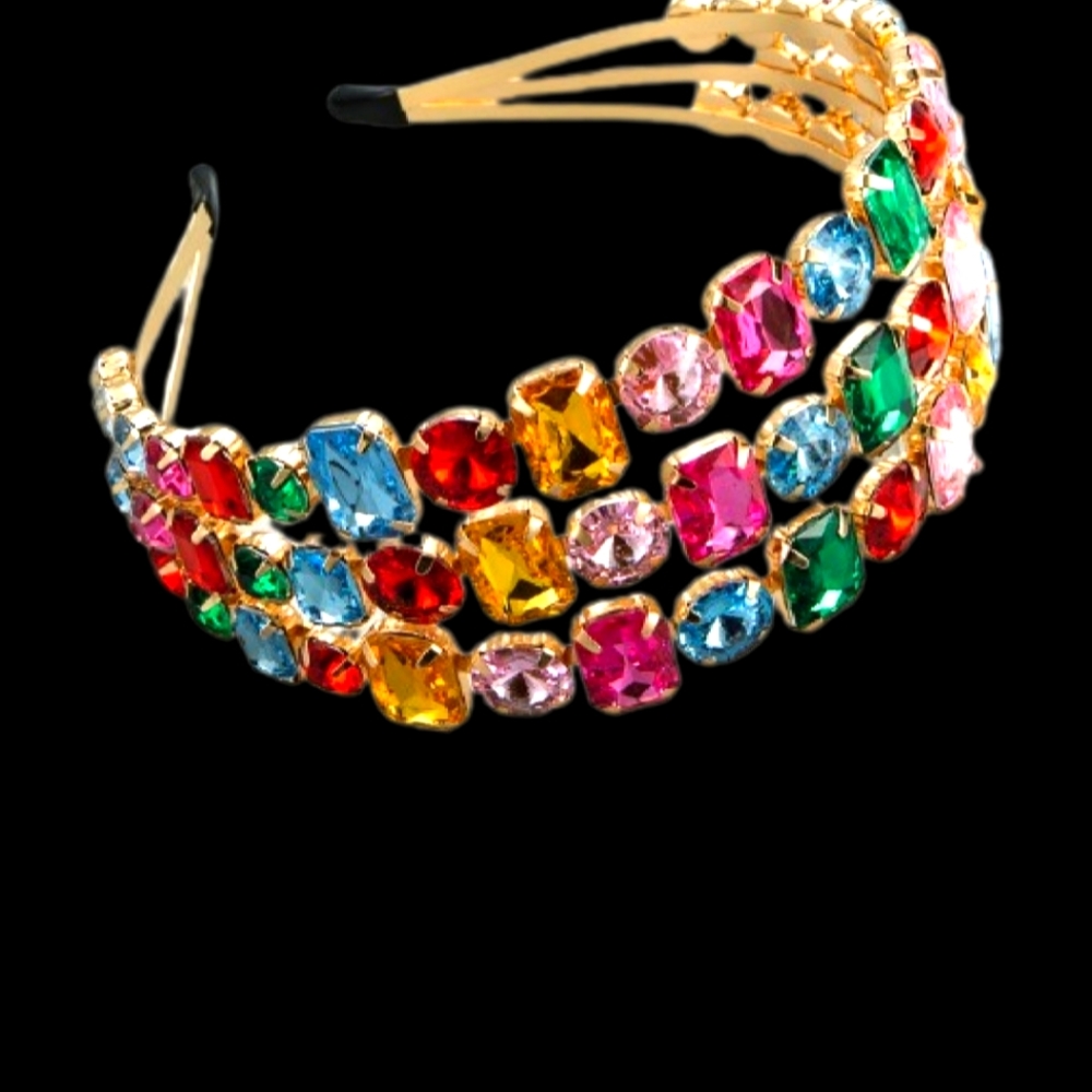 Multicolored Bling HeadBand